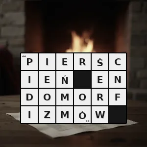 Hasło krzyżówkowe w algebrze abstrakcyjnej pierścień skojarzony z pewnym rodzajem obiektów który zawiera pewną informację o jego własnościach wewnętrznych - pierścień endomorfizmów – rozwiązanie, synonimy, podpowiedzi i definicje krzyżówkowe